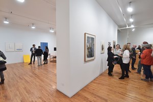 Opening Reception for 'The Thick Lines Between Here and There,' Owen James Gallery, New York (25 October 2018). Courtesy Asia Contemporary Art Week.